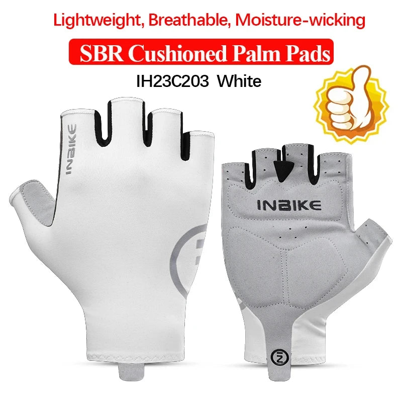 Schokbestendige GEL Pad Fiets handschoenen Halve Vinger