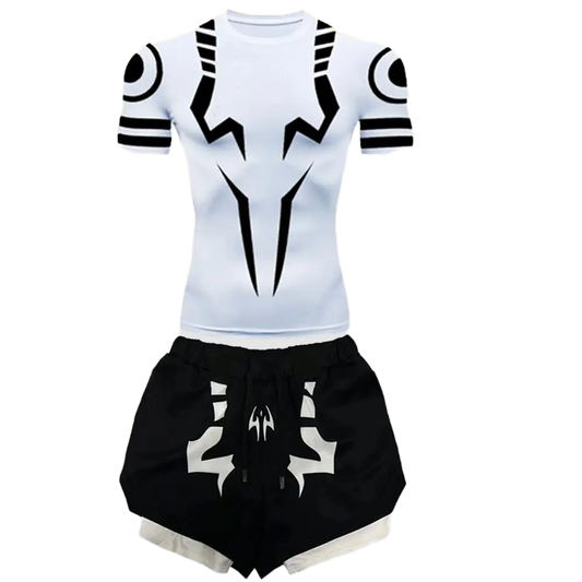 Jujutsu Kaisen Anime Compressie T-shirt Pakken 2-in-1 voor Heren
