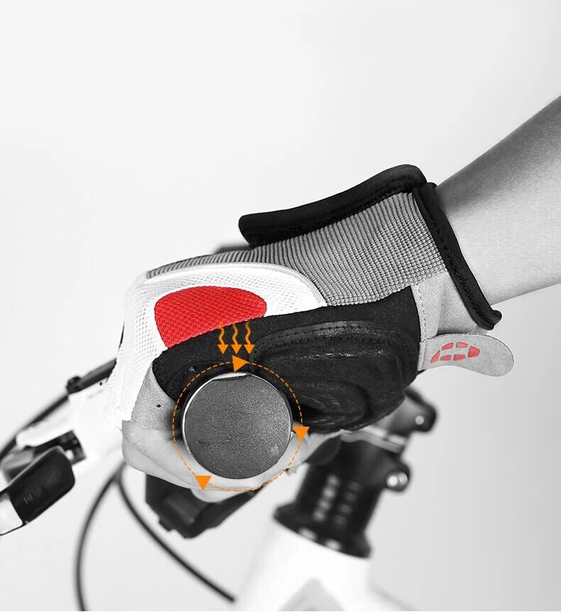 Schokbestendige GEL Pad Fiets handschoenen Halve Vinger