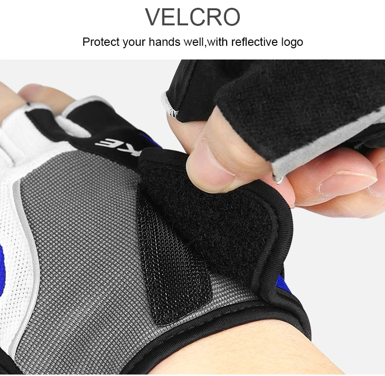 Schokbestendige GEL Pad Fiets handschoenen Halve Vinger