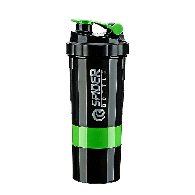 500ml Protein Shaker Cups with Powder Storage Container