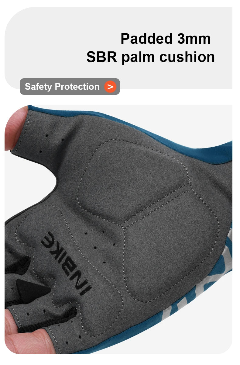 Schokbestendige GEL Pad Fiets handschoenen Halve Vinger