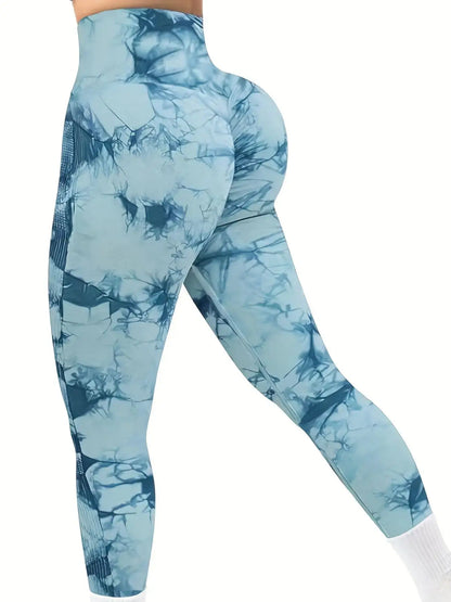 seamless bleach peach butt high waist yoga leggings with butt-lifting and curve-enhancing design for yoga, running, and workouts.