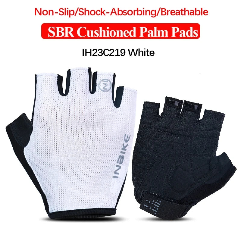 Schokbestendige GEL Pad Fiets handschoenen Halve Vinger