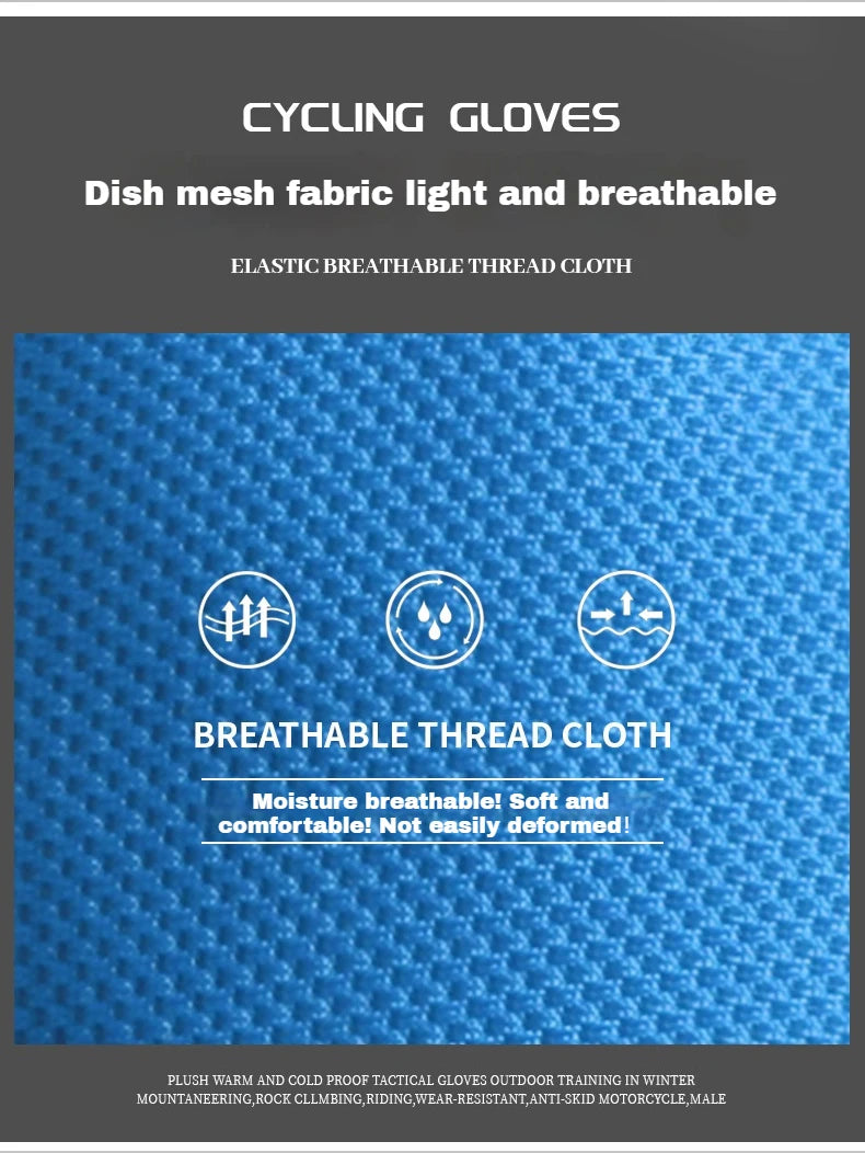 Lightweight anti-slip fitness gloves with breathable design