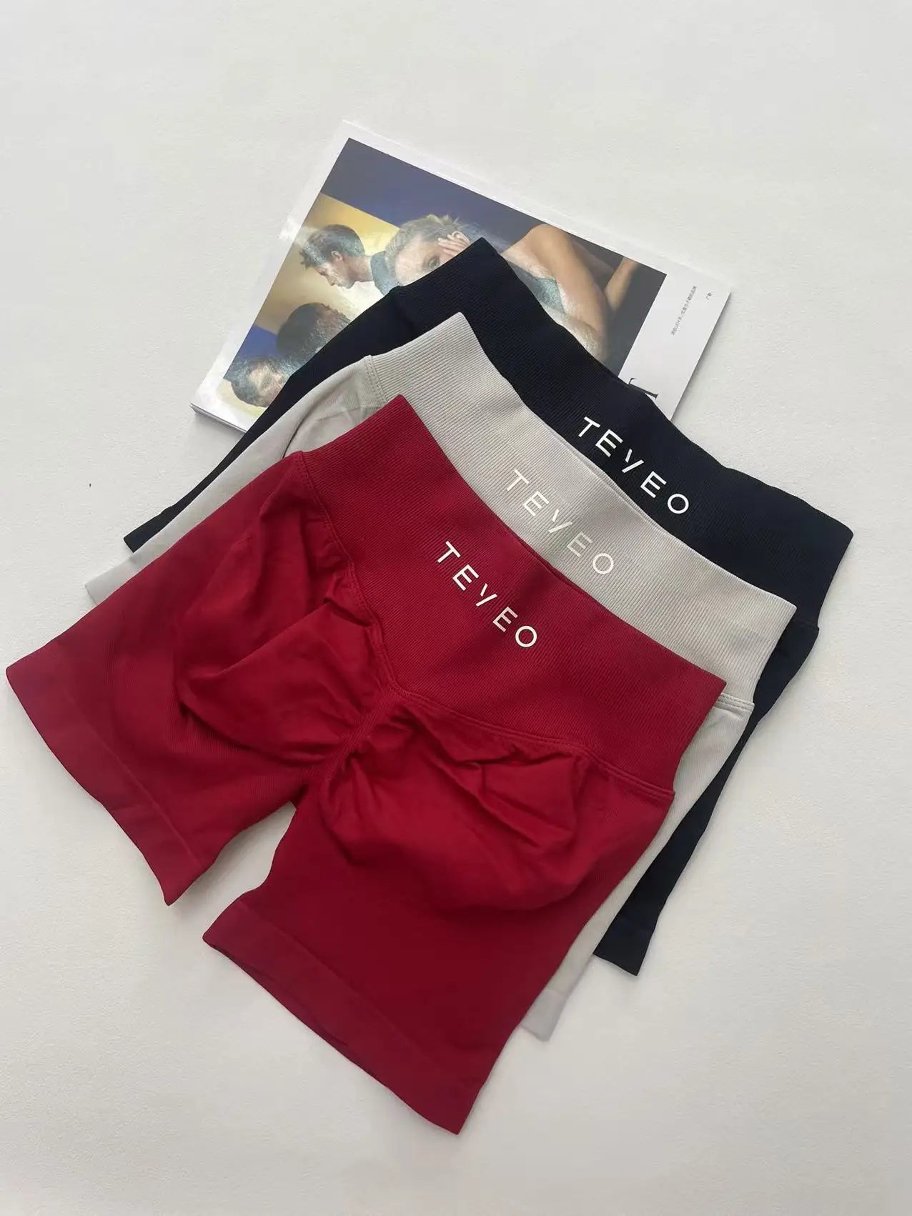 soft, breathable yoga shorts in a high-waisted fit—perfect for workouts, yoga, or relaxed summer days.