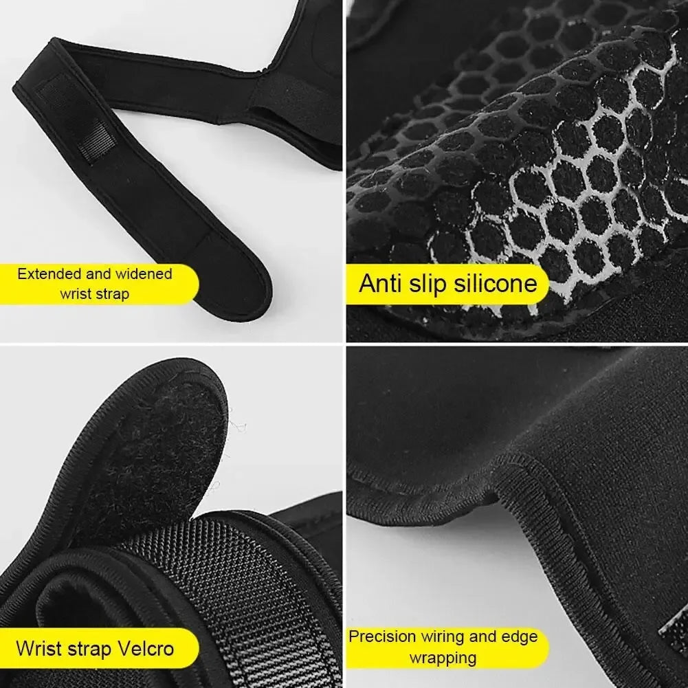 Workout gloves half-finger style for men and women – anti-slip grip