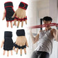 Half-finger weight training gloves – padded palm, breathable mesh, wrist support