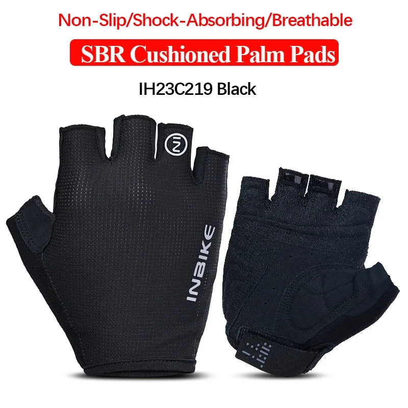 Schokbestendige GEL Pad Fiets handschoenen Halve Vinger