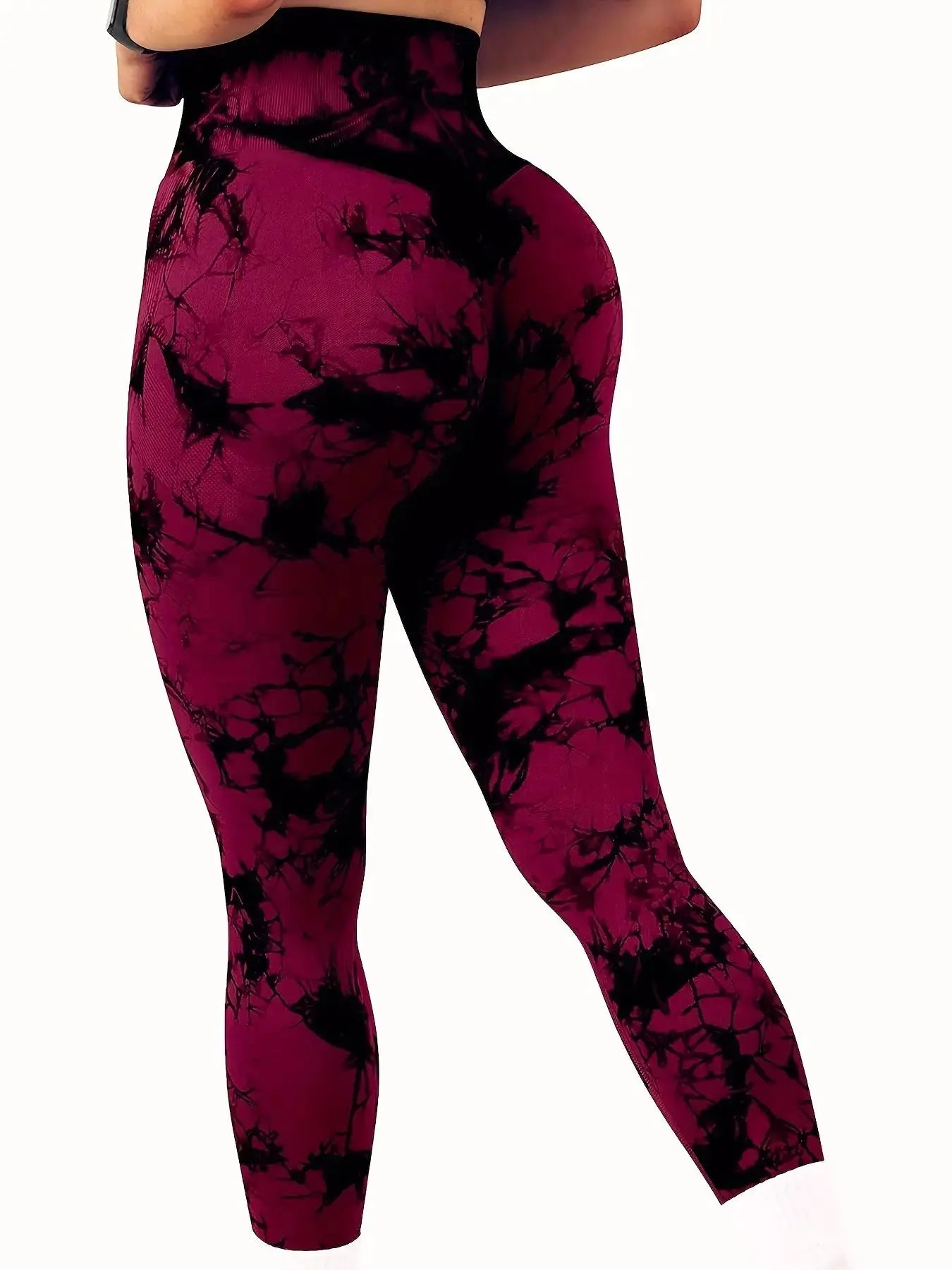 seamless bleach peach butt high waist yoga leggings with butt-lifting and curve-enhancing design for yoga, running, and workouts.