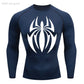 high-stretch skull compression long sleeve gym shirt, designed for muscle support, breathability, and quick-dry comfort during workouts.