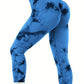 seamless bleach peach butt high waist yoga leggings with butt-lifting and curve-enhancing design for yoga, running, and workouts.