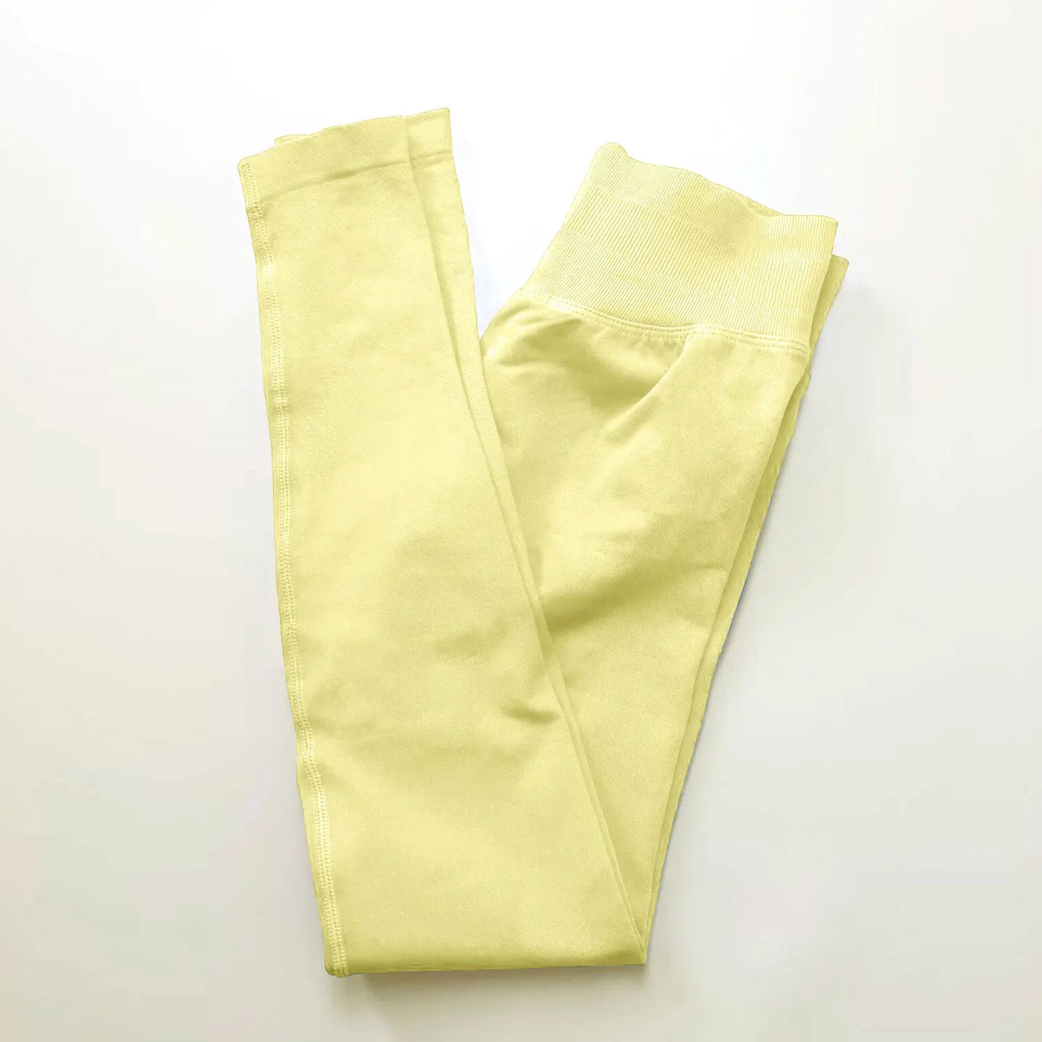 seamless gym leggings with high waist tummy control fit
