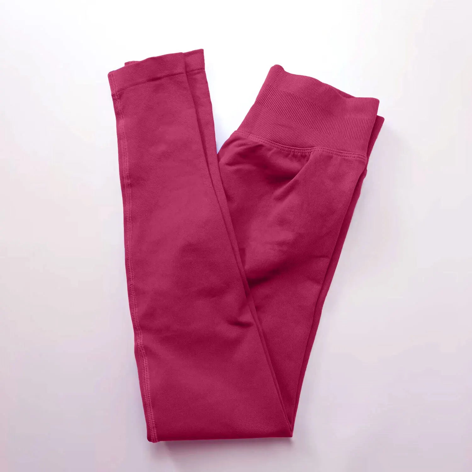 seamless gym leggings with high waist tummy control fit