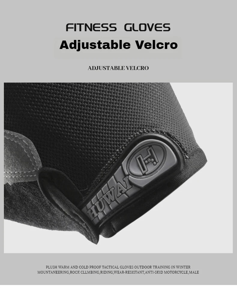 Lightweight anti-slip fitness gloves with breathable design