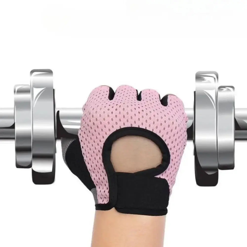 Tactical half-finger gym gloves – padded palms, breathable design