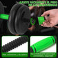 Multi-functional Adjustable Dumbbell Set, 4 in 1, 10 kg, 15 kg, 20 kg, 30 kg, 40 kg, Adjustable with Optional Handle, curl and Straight Bar