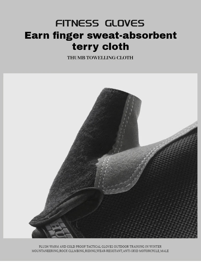 Mesh workout gloves for men and women – ventilation and non-slip palm