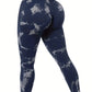 seamless bleach peach butt high waist yoga leggings with butt-lifting and curve-enhancing design for yoga, running, and workouts.