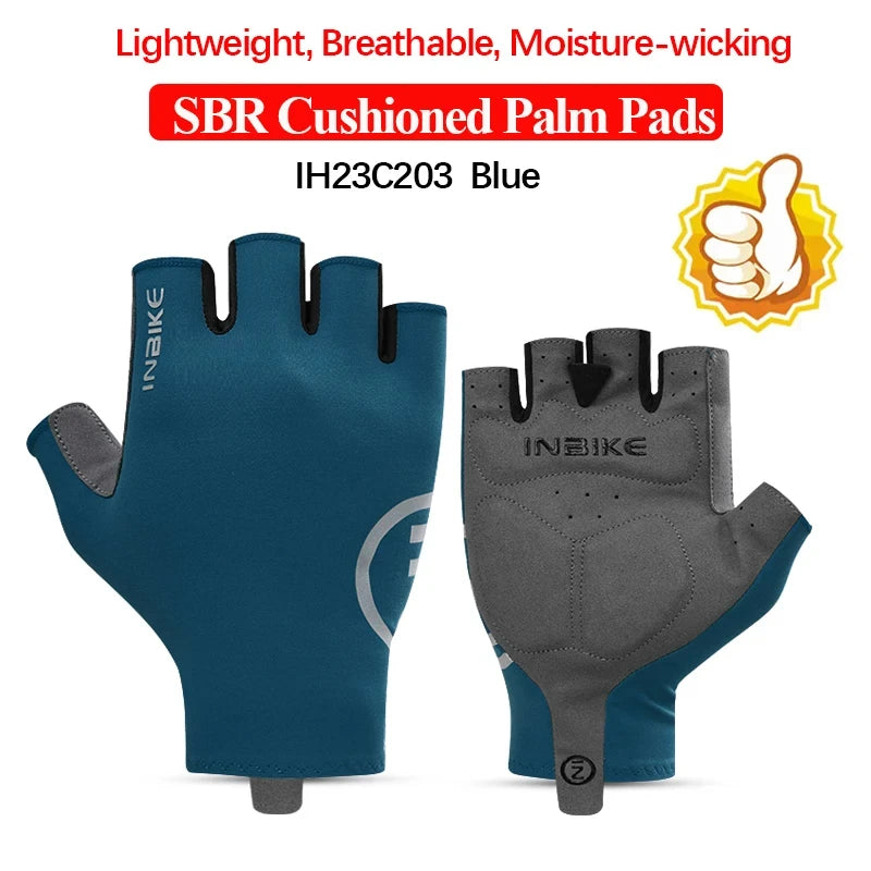 Schokbestendige GEL Pad Fiets handschoenen Halve Vinger