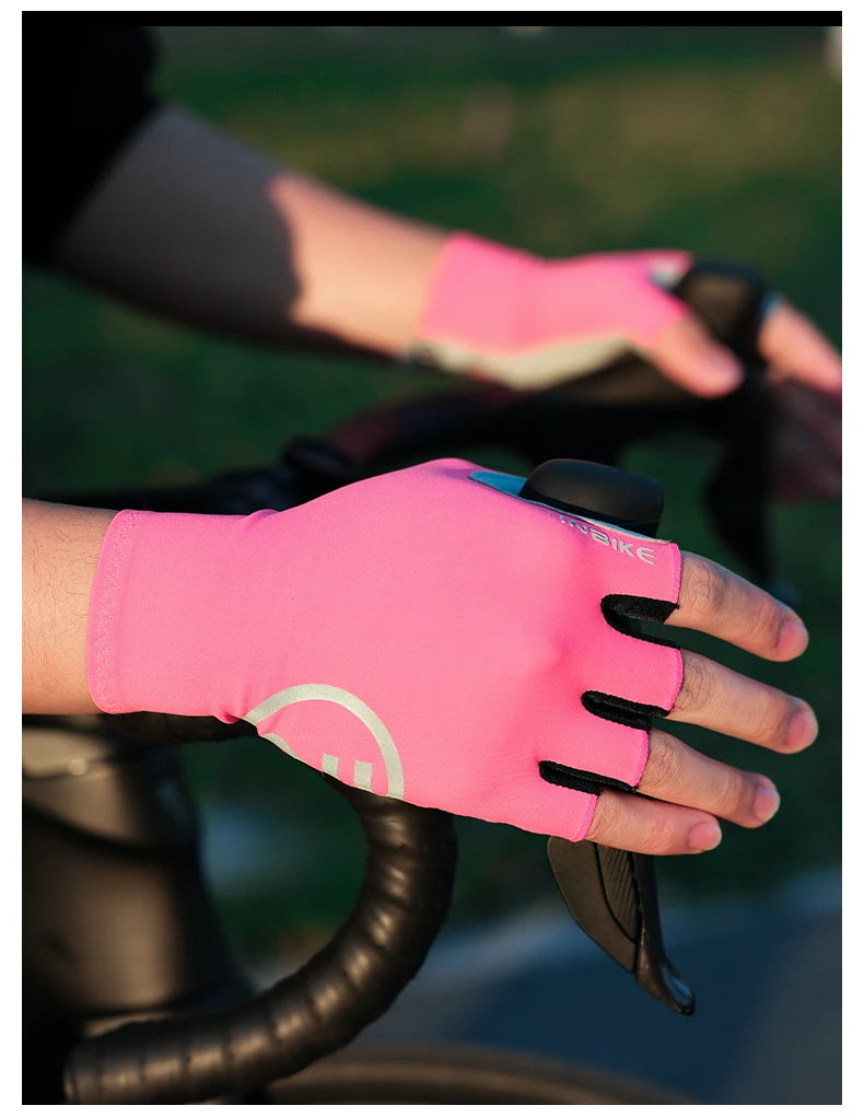 Schokbestendige GEL Pad Fiets handschoenen Halve Vinger