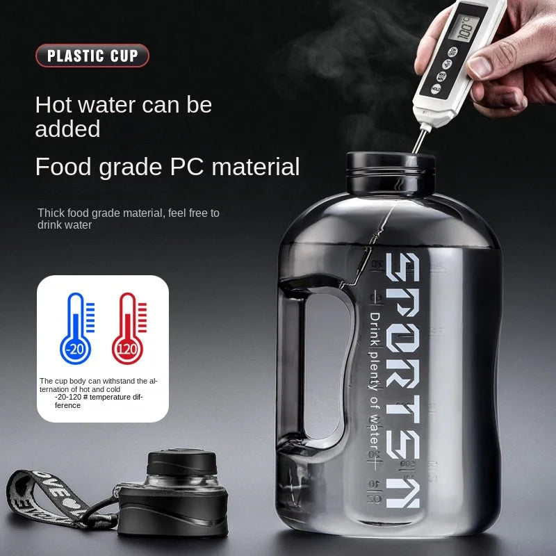 Large Gym & Cycling Cup (1700–2700 ml) – Ergonomic & Leak-Proof