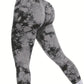 seamless bleach peach butt high waist yoga leggings with butt-lifting and curve-enhancing design for yoga, running, and workouts.