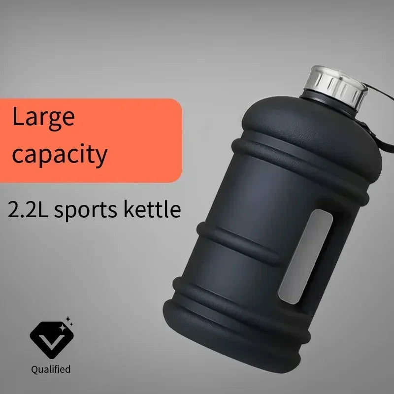 Draagbare 2.2L sportflessen met grote inhoud voor buiten