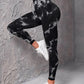 seamless bleach peach butt high waist yoga leggings with butt-lifting and curve-enhancing design for yoga, running, and workouts.