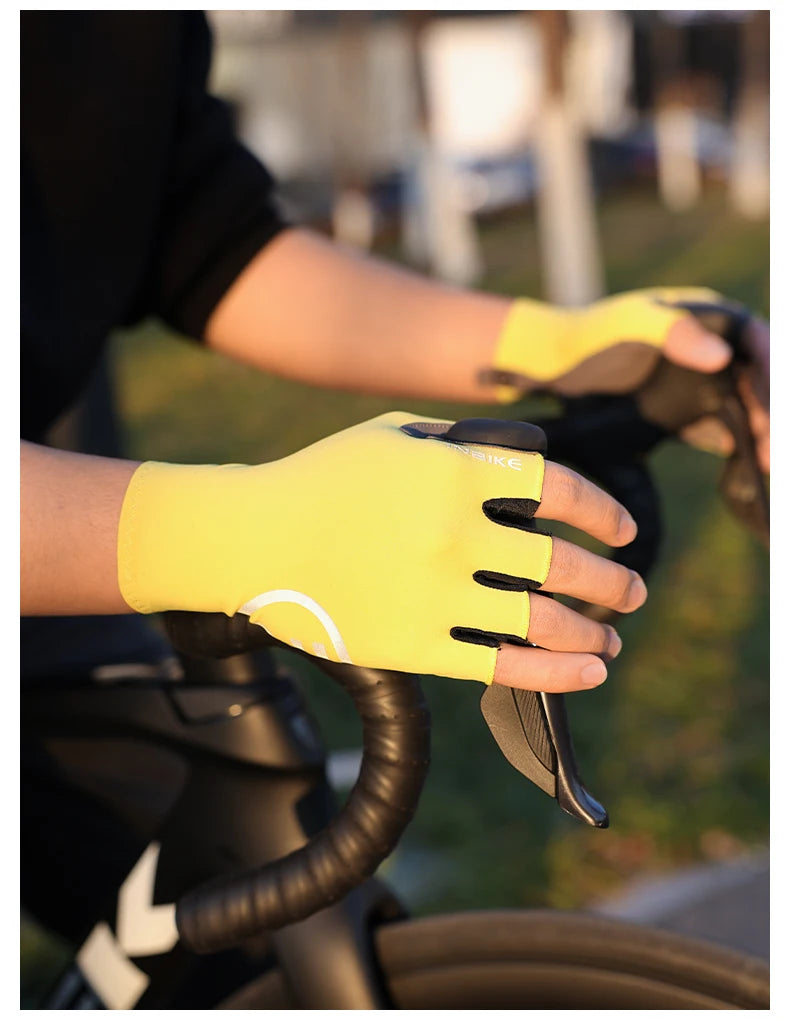 Schokbestendige GEL Pad Fiets handschoenen Halve Vinger