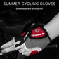 Schokbestendige GEL Pad Fiets handschoenen Halve Vinger