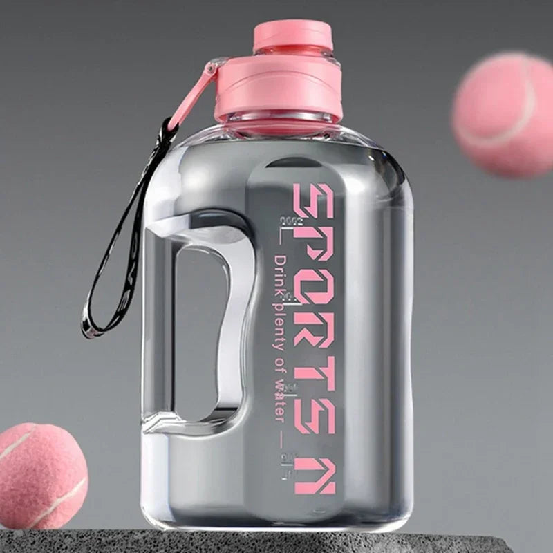 Large Capacity 2 Liter Water Bottle Sports Gym Water Kettle Camping Travel BPA Free Drinking Bottles  Portable Plastic Space Cup