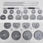 10kg-30kg Gym Home Weightlifting Dumbbells with Box Painted Black Painted Cast Iron Dumbbells Can Be Connected To A Barbell Set.