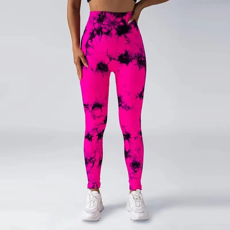 seamless bleach peach butt high waist yoga leggings with butt-lifting and curve-enhancing design for yoga, running, and workouts.