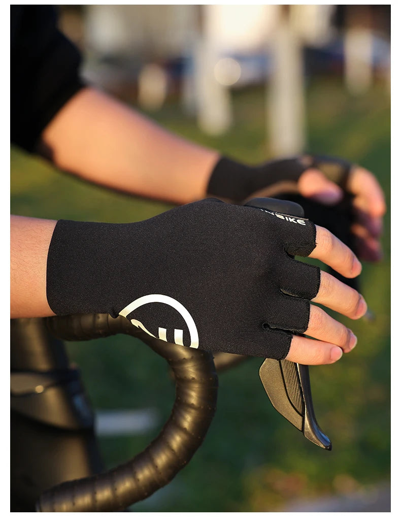 Schokbestendige GEL Pad Fiets handschoenen Halve Vinger