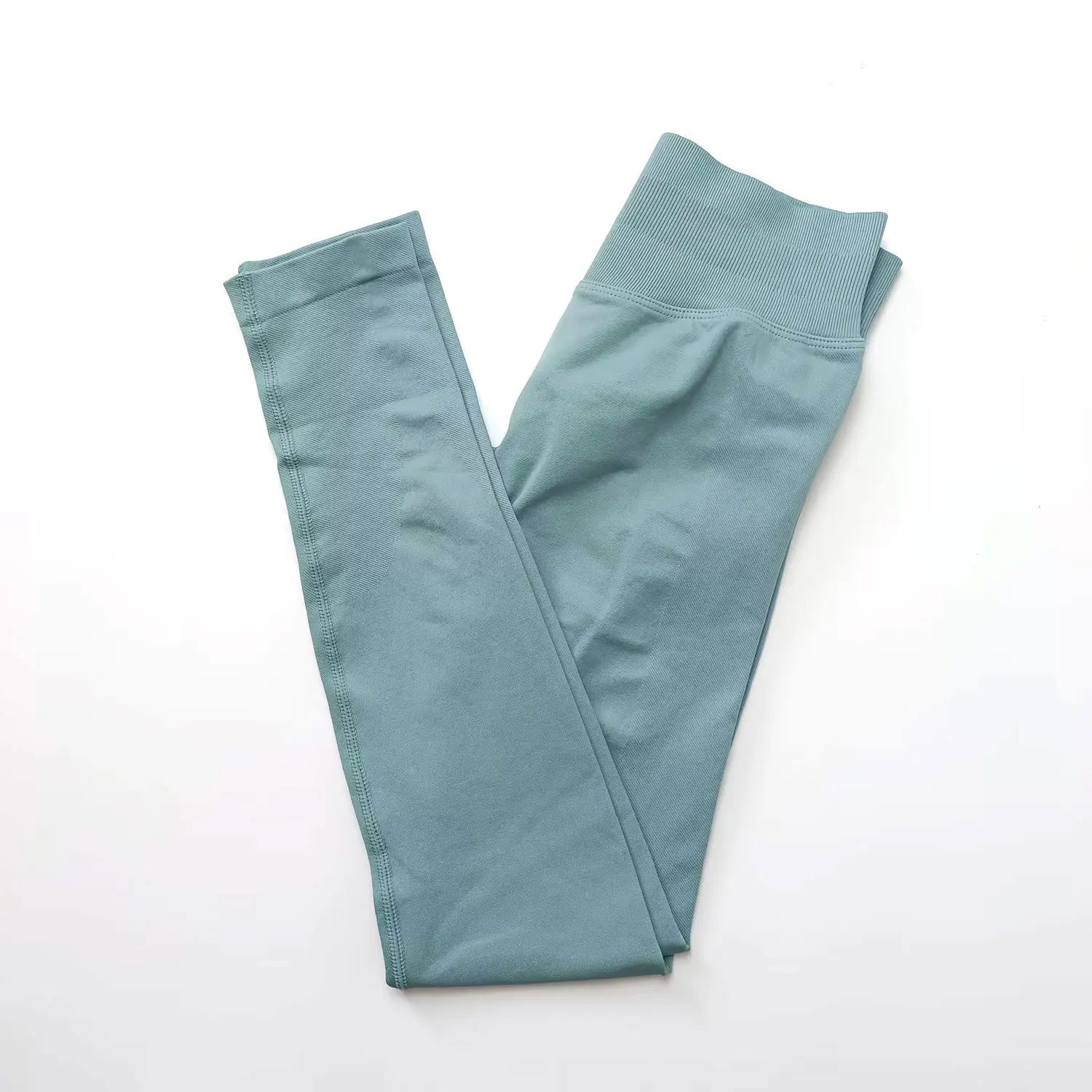seamless gym leggings with high waist tummy control fit