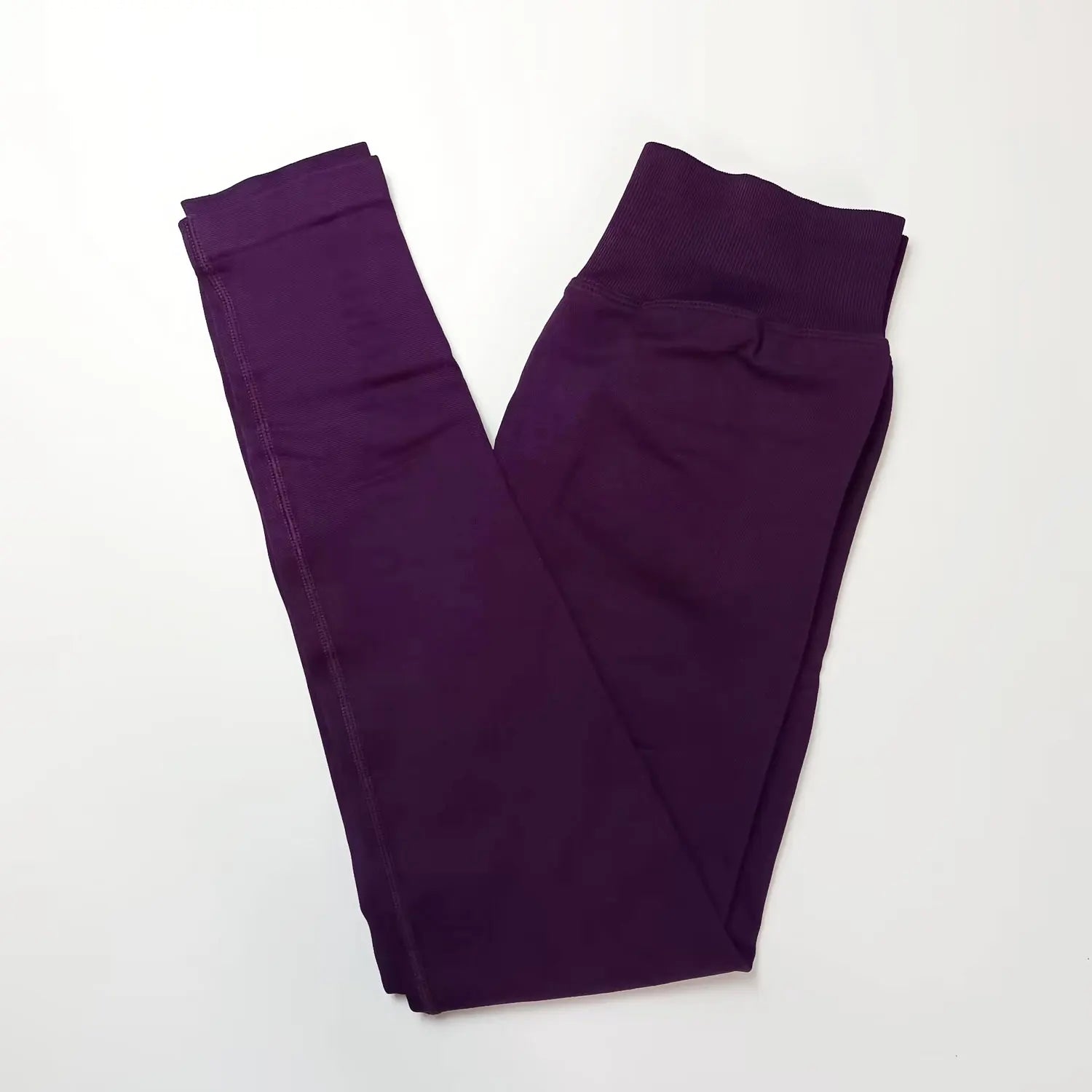 seamless gym leggings with high waist tummy control fit