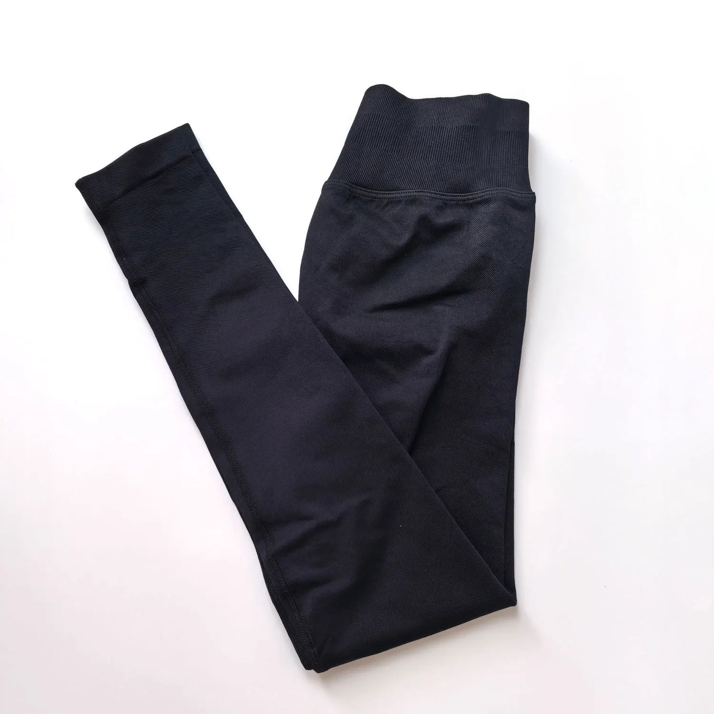 seamless gym leggings with high waist tummy control fit