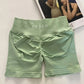 soft, breathable yoga shorts in a high-waisted fit—perfect for workouts, yoga, or relaxed summer days.