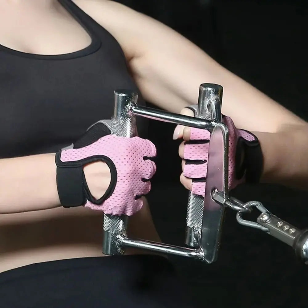 Reinforced palm and ventilated back tactical workout gloves