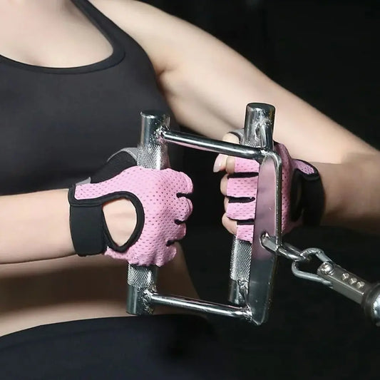 Reinforced palm and ventilated back tactical workout gloves