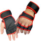 Durable workout gloves with padded palm and wrist support