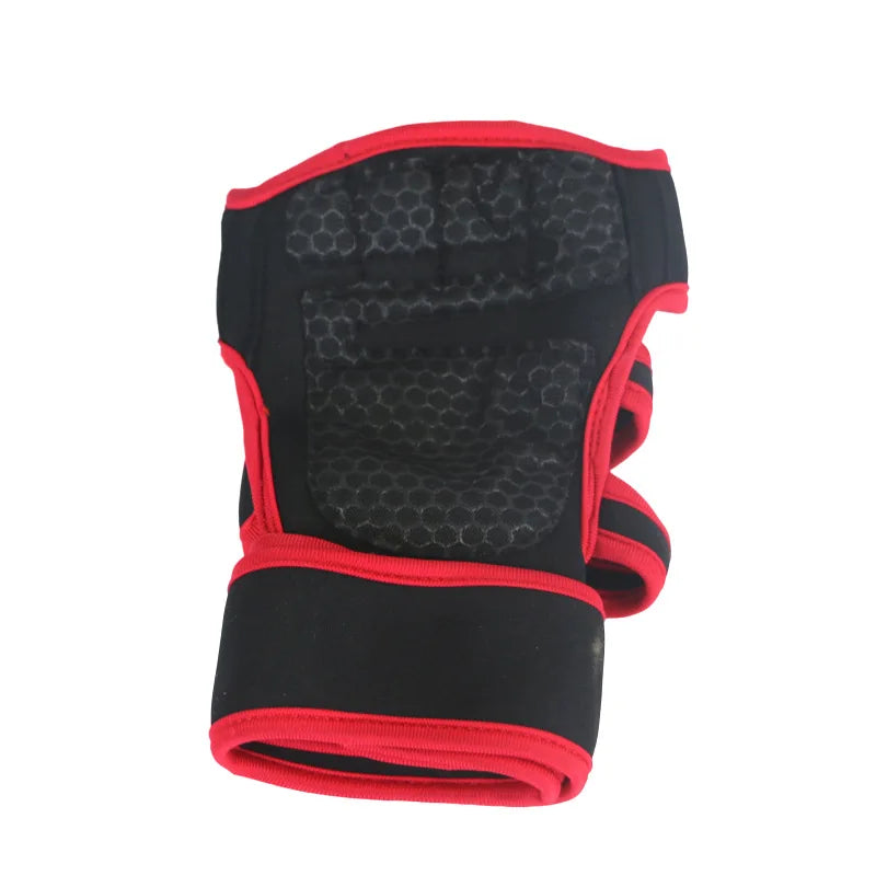 Durable workout gloves with padded palm and wrist support