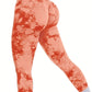 seamless bleach peach butt high waist yoga leggings with butt-lifting and curve-enhancing design for yoga, running, and workouts.